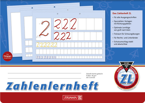 BRUNNEN | Schreiblernheft A4 | quer | Lineatur ZL