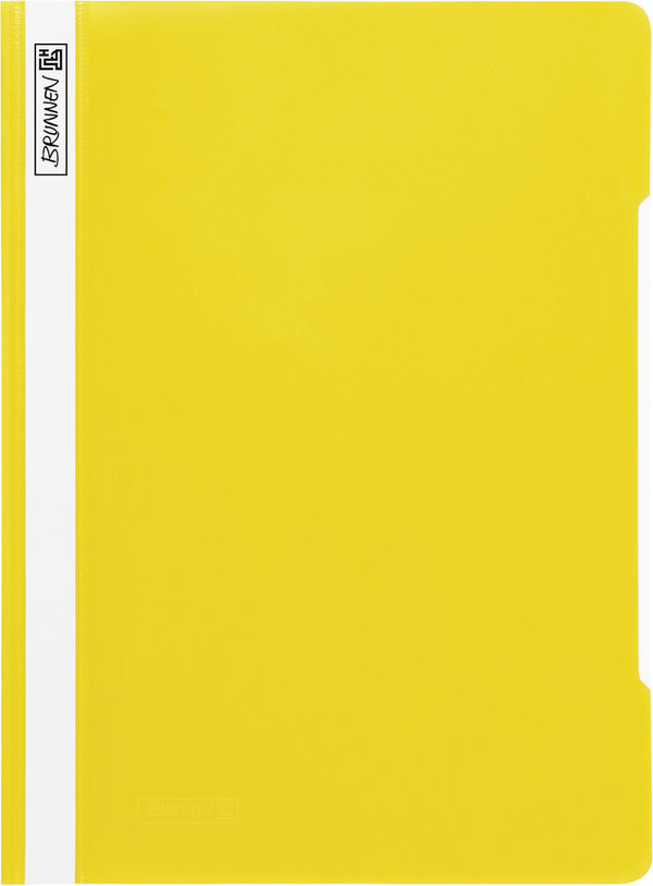 BRUNNEN | Schnellhefter PVC A4 | gelb