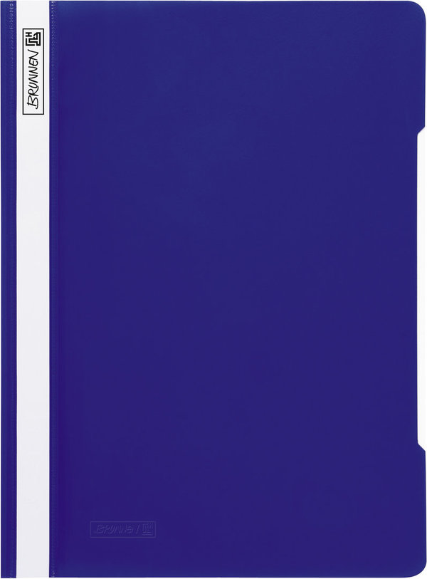 BRUNNEN 102011030 | Schnellhefter PVC A4 | blau