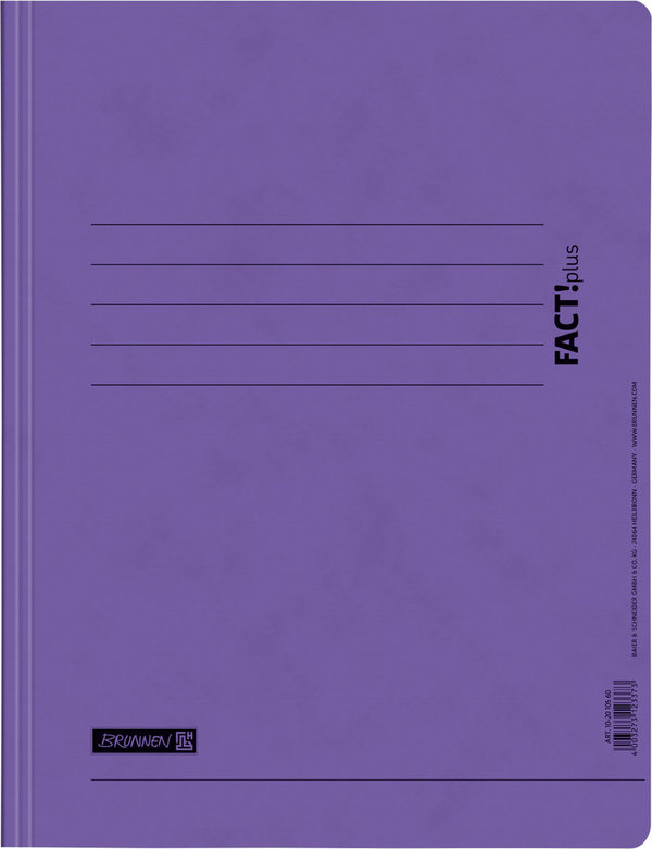 BRUNNEN | Spiralhefter A4 Karton  | violett