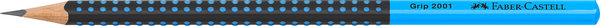 FABER-CASTELL 517010 | Bleistift Grip 2001 Two Tone HB schwarz/blau