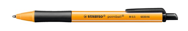 Druck-Kugelschreiber | STABILO pointball | Einzelstift | schwarz | STABILO