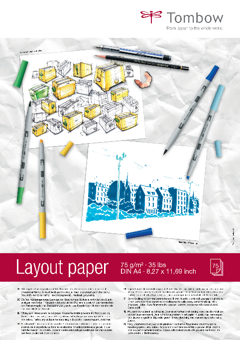 Tombow tomPB-LAYOUT | Layout paper | A4