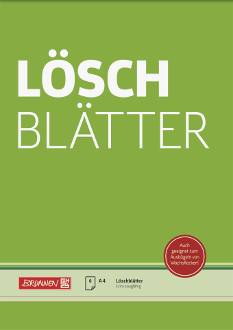 BRUNNEN | Löschblattblock | 6 stück