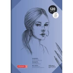 Zeichenblock | A3 | 10 Blatt | extrakräftig 120 g/m² | mit 4 Einsteckecken | BRUNNEN