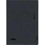 Ein schwarzer Schnellhefter aus Karton von Brunnen.