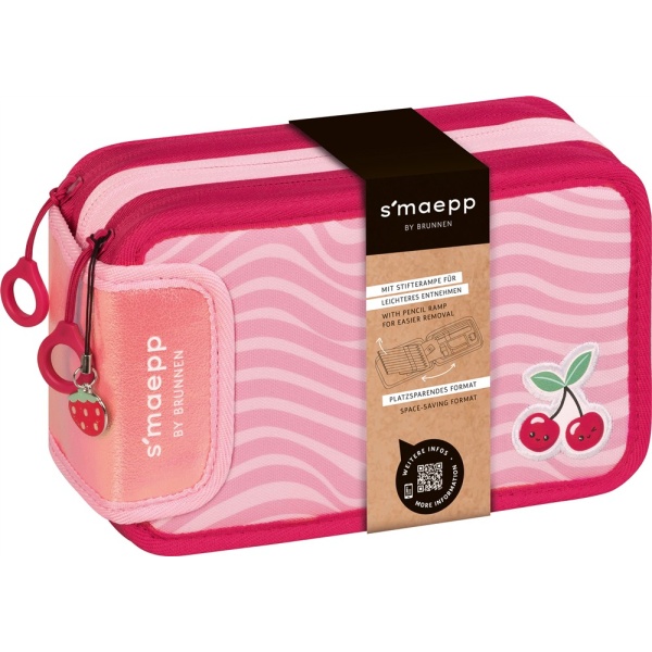 Federmäppchen | 3-fach | Fruity Love | BRUNNEN