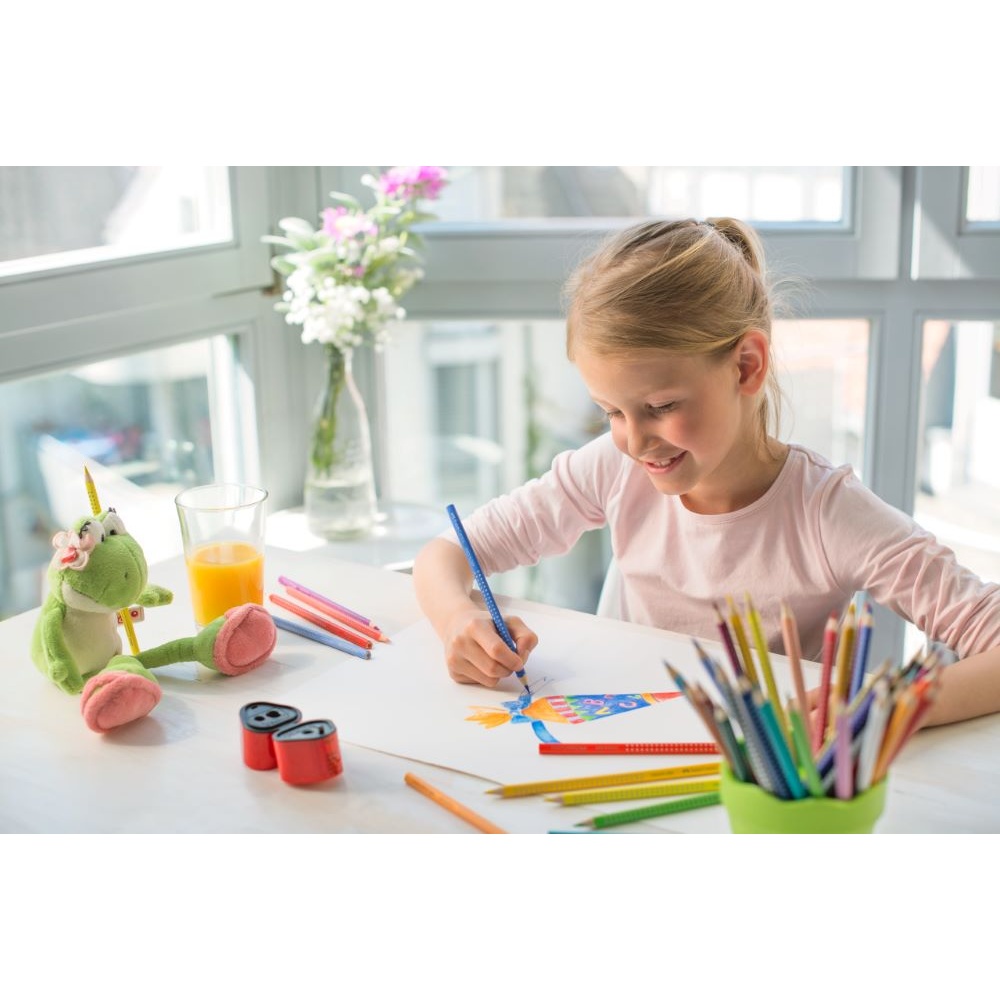 Holzfarbstift Colour Grip | 12er Etui | FABER-CASTELL – Bild 3