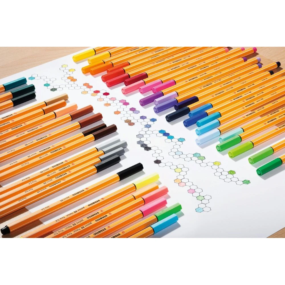 Fineliner | STABILO point 88 | Einzelstift | verschiedene Farben | STABILO – Bild 2