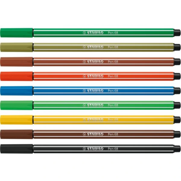 Premium-Filzstift | STABILO Pen 68 | Einzelstift | verschiedene Farben | STABILO