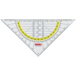 Geometrie-Dreieck Plastik | 16cm | transparent | BRUNNEN