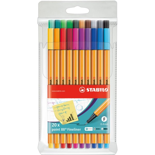 Fineliner | point 88 | 20er Pack | STABILO