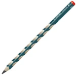STABILO EASYgraph S Bleistift für für Rechtshänder in der Farbe petrol, Schrägansicht.