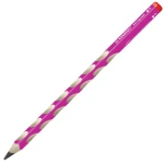 STABILO EASYgraph S Bleistift für für Rechtshänder in der Farbe pink, Schrägansicht.