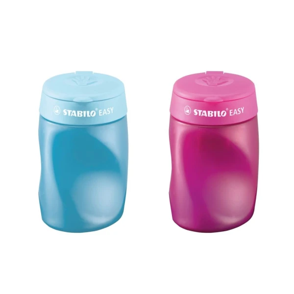 Ergonomischer Dosen-Spitzer für Linkshänder | STABILO EASYsharpener | 3 in 1 | verschiedene Farben | STABILO