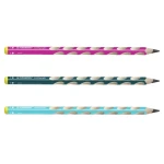 drei EASYgraph Bleistifte in den Farben pink, petrol & blau, Bild 1