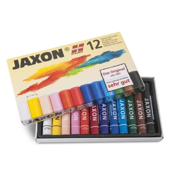 Pastellölkreide | wasserfest | 12er Pack | JAXON