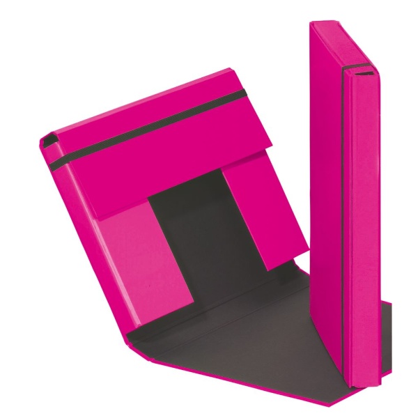 Heftbox mit Gummizug | A4 | pink | PAGNA