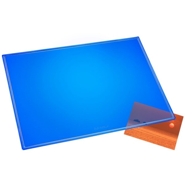 Schreibunterlage | Durella Transluzent | blau | LÄUFER