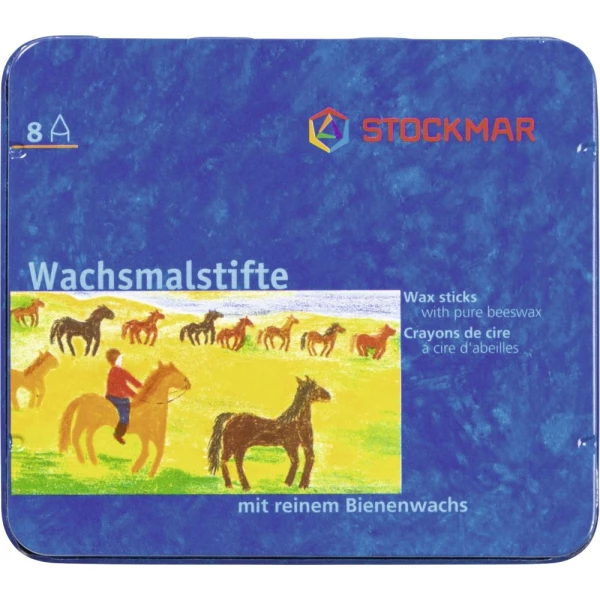 Wachsmalkreide | wasserfest | 8er Pack | STOCKMAR