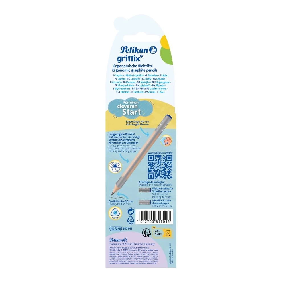Bleistift griffix | Schreiblernbleistift | 2er Pack | HB | PELIKAN – Bild 2