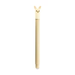 EBERHARD FABER Animal Erase It! Gelschreiber in der Farbe braun, Stiftkappe im Design eines Lamas, Frontalansicht.