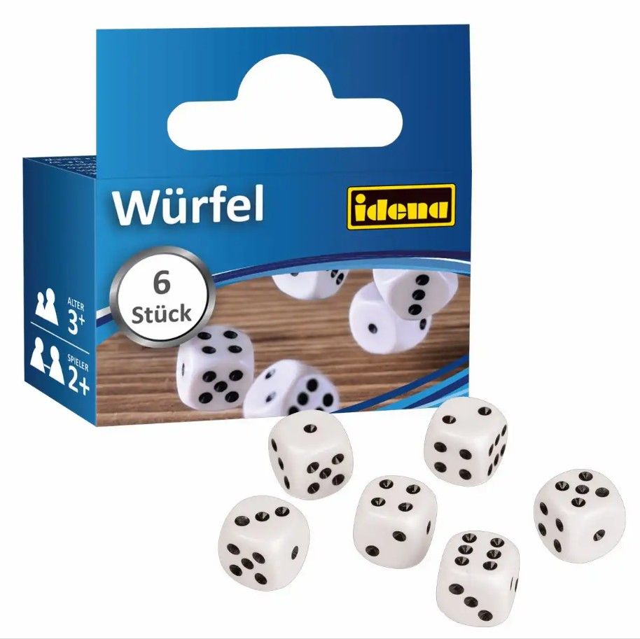 Würfel | 6 Stück | IDENA