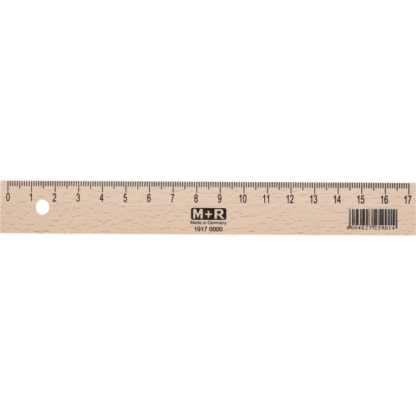 Lineal Holz | 17cm | M+R