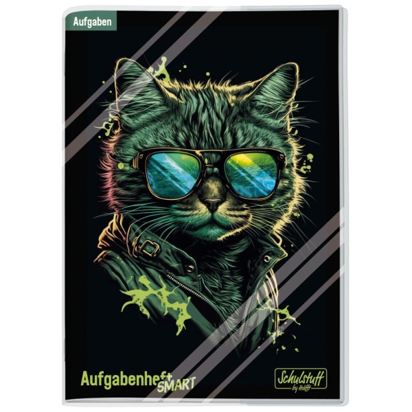 Hausaufgabenheft SMART | A5 | cool cat | HÄFFT