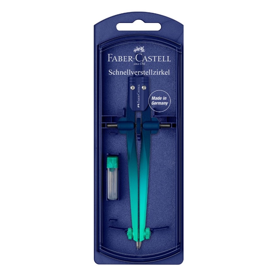 Schnellverstellzirkel Stream Flow | buzzing blue | FABER-CASTELL